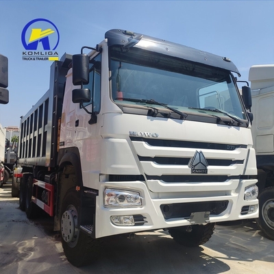 시노 트럭 사용 된 덤프 트럭 HOWO 6X4 트럭 375HP 티퍼 트럭 말력 375HP