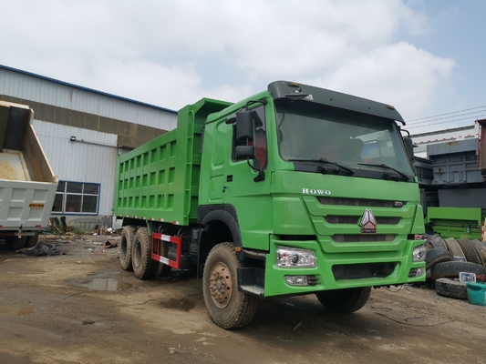 2017 년 좋은 상태 6X4 Sinotruk HOWO 아프리카 시장용 사용 된 덤프 트럭 좌석 ≤5