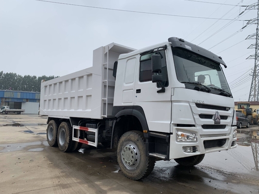 375HP 사용 된 HOWO 아프리카 시장에 대 한 하우 덤프 중량 트럭 1 잠자리 캐비