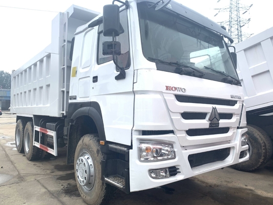 375HP 사용 된 HOWO 아프리카 시장에 대 한 하우 덤프 중량 트럭 1 잠자리 캐비