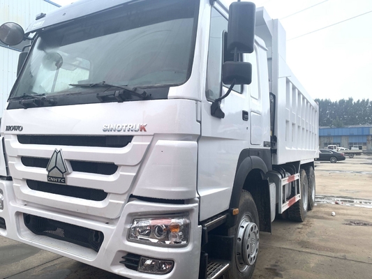 375HP 사용 된 HOWO 아프리카 시장에 대 한 하우 덤프 중량 트럭 1 잠자리 캐비