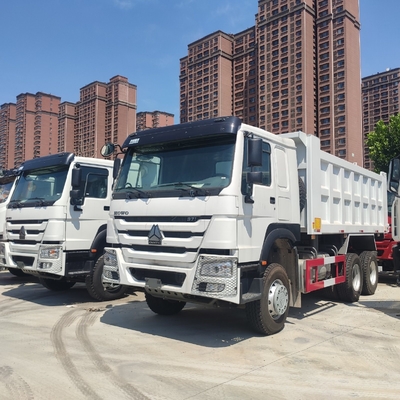 전면 리프팅 스타일 디젤 10 휠 Sinotruk HOWO 티퍼 트럭 371HP 6X4