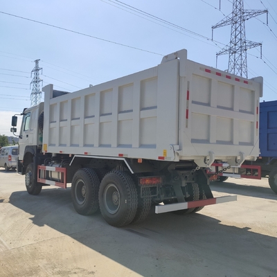 전면 리프팅 스타일 디젤 10 휠 Sinotruk HOWO 티퍼 트럭 371HP 6X4
