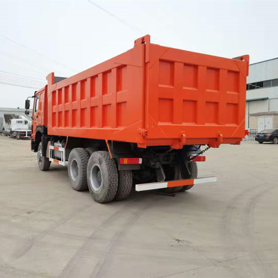 375 371HP 사용 된 기술 예비 부품 지원 HOWO Sinotruk 10 휠 덤프 트럭