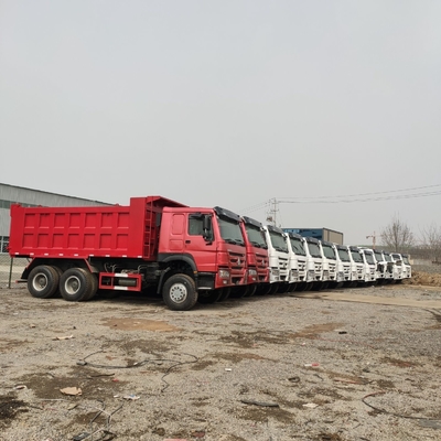 트럭 모델 Zz3257n3847A HW19710 6X4 380HP 중고 Shacman 덤프 트럭 틱퍼