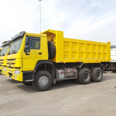 시노트루크 HOWO 371HP 20톤 덤프 트럭 20cbm 버킷 크기 5600X2300X1500 블루