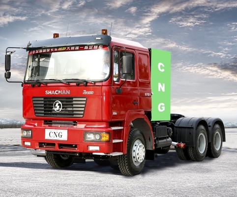 유로 2 380HP 420HP 6*4 샤크만 CNG 트랙터 트럭