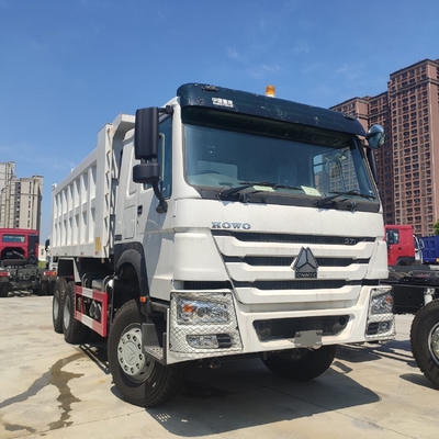 371HP 10 휠 20 큐브 티퍼 트럭 Sinotruk HOWO LHD/Rhd 운전 휠과 Hw76 카비