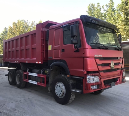 371HP 10 휠 20 큐브 티퍼 트럭 Sinotruk HOWO LHD/Rhd 운전 휠과 Hw76 카비