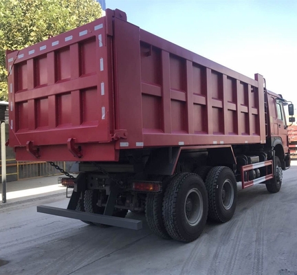 371HP 10 휠 20 큐브 티퍼 트럭 Sinotruk HOWO LHD/Rhd 운전 휠과 Hw76 카비
