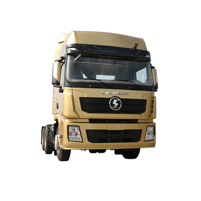샤크만 트럭 6X4 10 휠 트랙터 트럭 371HP 375 방사선 타이어 디자인 트레일러 헤드