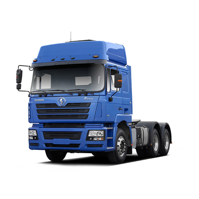 샤크만 트럭 6X4 10 휠 트랙터 트럭 371HP 375 방사선 타이어 디자인 트레일러 헤드
