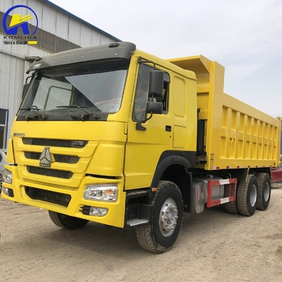 6X4 371HP 시노트럭 HOWO 반사 타이어 설계 및 고 용량 엔진