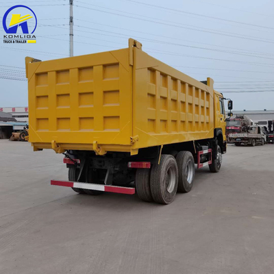 6X4 371HP 시노트럭 HOWO 반사 타이어 설계 및 고 용량 엔진