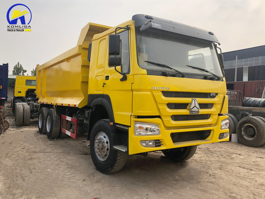 6X4 371HP 시노트럭 HOWO 반사 타이어 설계 및 고 용량 엔진