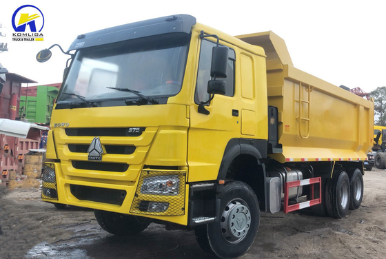 6X4 371HP 시노트럭 HOWO 반사 타이어 설계 및 고 용량 엔진