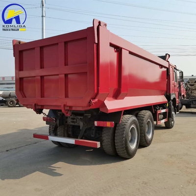나이지리아 가나 HOWO 375HP Hw76 카비와 351-450hp의 마력으로 사용 된 Sinotruk 덤프 트럭