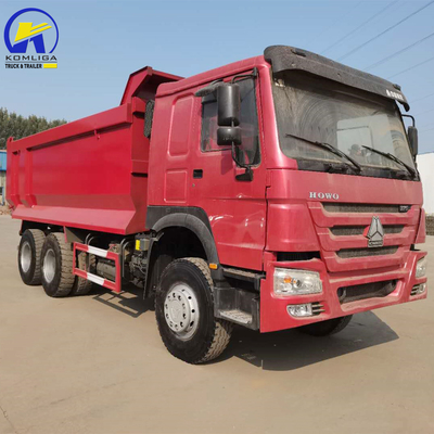 나이지리아 가나 HOWO 375HP Hw76 카비와 351-450hp의 마력으로 사용 된 Sinotruk 덤프 트럭