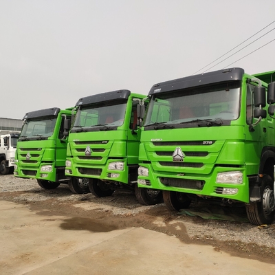 가급적 사용 된 371 380 420HP Sinotruk 12 휠 덤프 트럭 중량 용량 애플리케이션