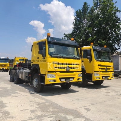 시노트룩 HOWO 호한 A7 6X4 트레일러 헤드 트랙터 트럭 사용 된 400HP 420HP 프라임 모버 트럭
