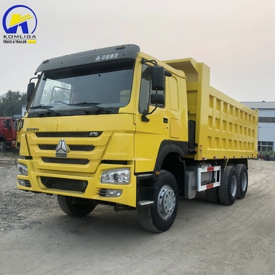 2016 중고용 시노 덤프 트럭 LHD Rhd 후방 축 Hc16 엔진 Wd61547D12.42 375HP 371HP
