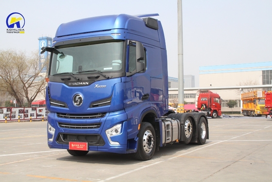 샤크만 6X4 20톤 380HP 420HP 열 바퀴 트랙터 트레일러 헤드 트럭 소비
