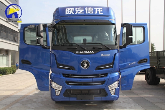 샤크만 6X4 20톤 380HP 420HP 열 바퀴 트랙터 트레일러 헤드 트럭 소비