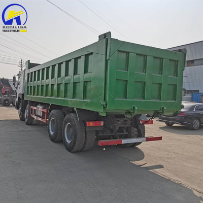 420마력 Sinotruk 12바퀴 8X4 HOWO 티퍼 트럭 사용 50톤 40톤 8500*2500*3400mm