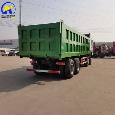 420마력 Sinotruk 12바퀴 8X4 HOWO 티퍼 트럭 사용 50톤 40톤 8500*2500*3400mm
