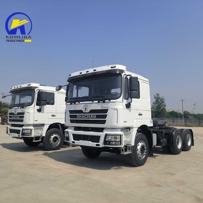 샤크만 6X4 트랙터 헤드 트럭 사용 된 수동 변속기 타입 부하 용량 21-30t