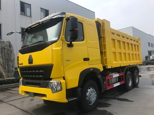 방사선 타이어 설계 420HP 371HP 시노트럭 HOWO A7 틱퍼 트럭 6X4 유로 2 배출량 표준