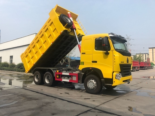 방사선 타이어 설계 420HP 371HP 시노트럭 HOWO A7 틱퍼 트럭 6X4 유로 2 배출량 표준