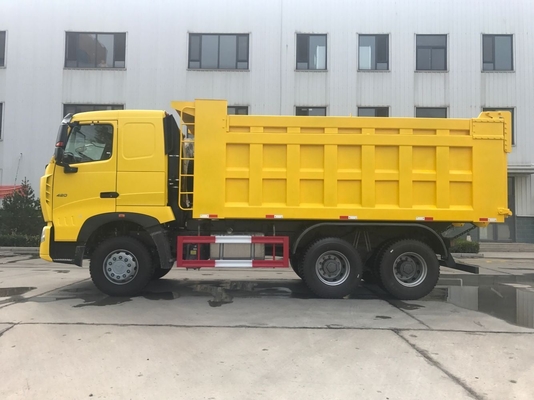 방사선 타이어 설계 420HP 371HP 시노트럭 HOWO A7 틱퍼 트럭 6X4 유로 2 배출량 표준