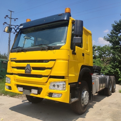 Hw76 카비 HOWO 사용 된 트랙터 헤드 3 축 6X4 당신의 예산 내에서 6800 * 2500 * 3200mm