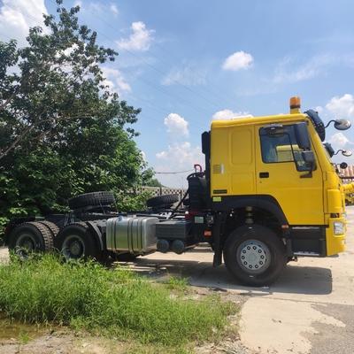 Hw76 카비 HOWO 사용 된 트랙터 헤드 3 축 6X4 당신의 예산 내에서 6800 * 2500 * 3200mm