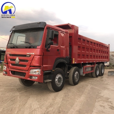 시노트럭 8X4 틱퍼 트럭 40t 대대 건설 프로젝트용 좌측 운전
