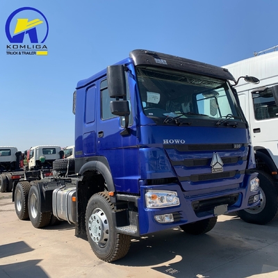 사용 된 Sinotruk HOWO 6X4 타이어 10바퀴 가이드박스 Hw19710과 함께 무거운 직무 트랙터 트럭