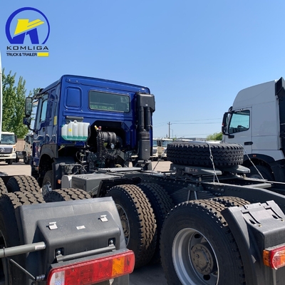 사용 된 Sinotruk HOWO 6X4 타이어 10바퀴 가이드박스 Hw19710과 함께 무거운 직무 트랙터 트럭