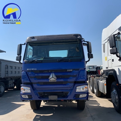 사용 된 Sinotruk HOWO 6X4 타이어 10바퀴 가이드박스 Hw19710과 함께 무거운 직무 트랙터 트럭