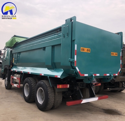시노트룩 HOWO ZZ3257N3847A 3륜 중고용 덤프 트럭 21-30t 용량