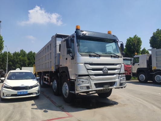 6×4 드라이브 휠 Sinotruk HOWO 12 휠 25m3 덤프 트럭 소력 351-450hp