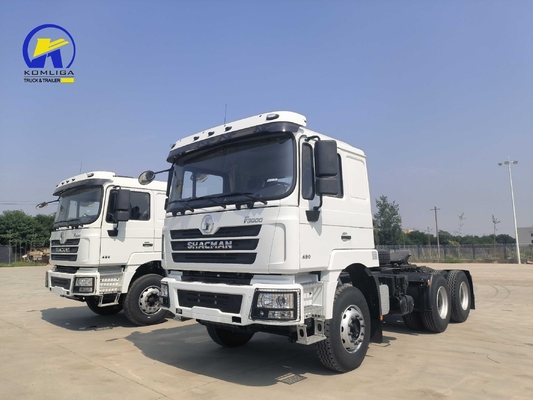 샤크만 F3000 사용 된 6X4 트랙터 트럭 헤드 10바퀴 400L 알루미늄 오일 탱커