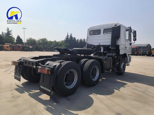 샤크만 F3000 사용 된 6X4 트랙터 트럭 헤드 10바퀴 400L 알루미늄 오일 탱커