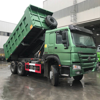 6X4 HOWO Sinotruk 371 덤퍼 트럭 Zf8118 스티어링 시스템 및 ISO 인증
