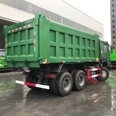 6X4 HOWO Sinotruk 371 덤퍼 트럭 Zf8118 스티어링 시스템 및 ISO 인증