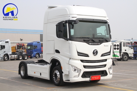 중고 Shacman 4X2 6tyles 반 트레일러 트랙터 트럭