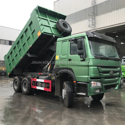 덤프트럭 Sinotruk HOWO 336HP 유로 2 앞 승강기 스타일 수동 변속기