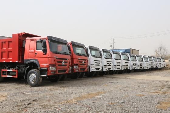 사용 된 HOWO 덤프 트럭 6X4 336HP 수동 변속기와 함께 좋은 상태