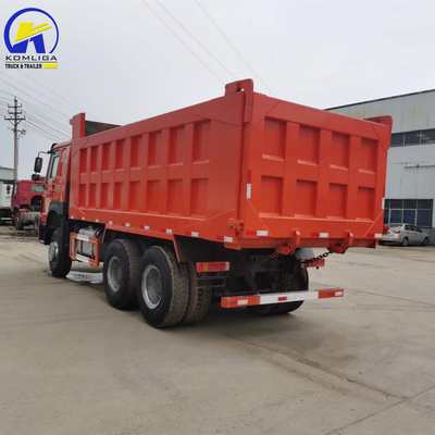 사용 된 HOWO 덤프 트럭 6X4 336HP 수동 변속기와 함께 좋은 상태