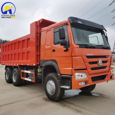 사용 된 HOWO 덤프 트럭 6X4 336HP 수동 변속기와 함께 좋은 상태